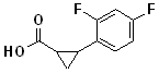 2-(2,4-difluorophenyl)cyclopropanecarboxylic acid