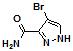 4-bromo-1H-pyrazole-3-carboxamide