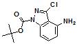tert-butyl 4-amino-3-chloro-1H-indazole-1-carboxylate