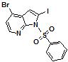 4-Bromo-2-iodo-1-(phenylsulfonyl)-1H-pyrrolo[2,3-b]pyridine