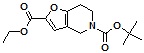 5-tert-butyl 2-ethyl 6,7-dihydrofuro[3,2-c]pyridine-2,5(4H)-dicarboxylate
